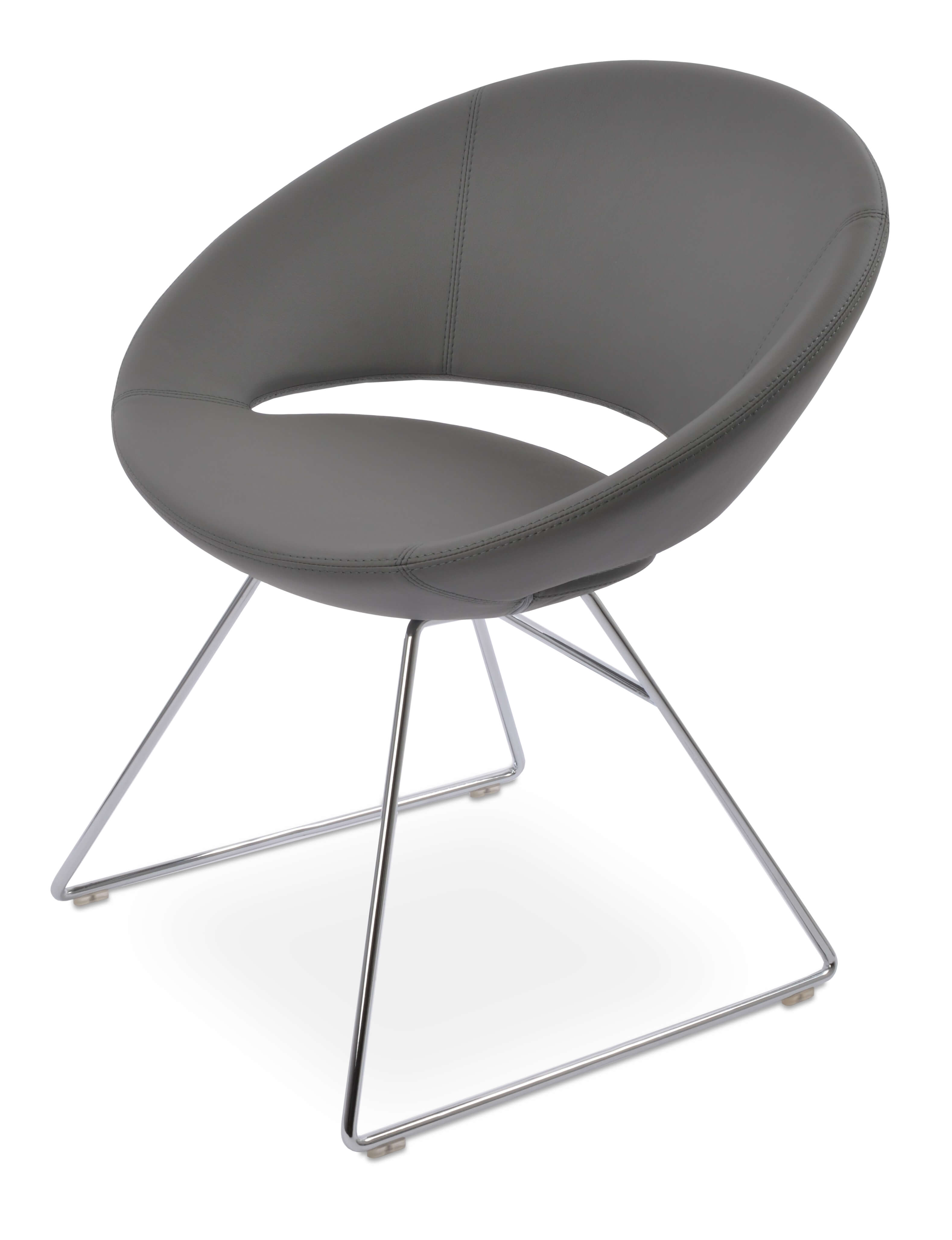 Crescent Wire Dining Chair