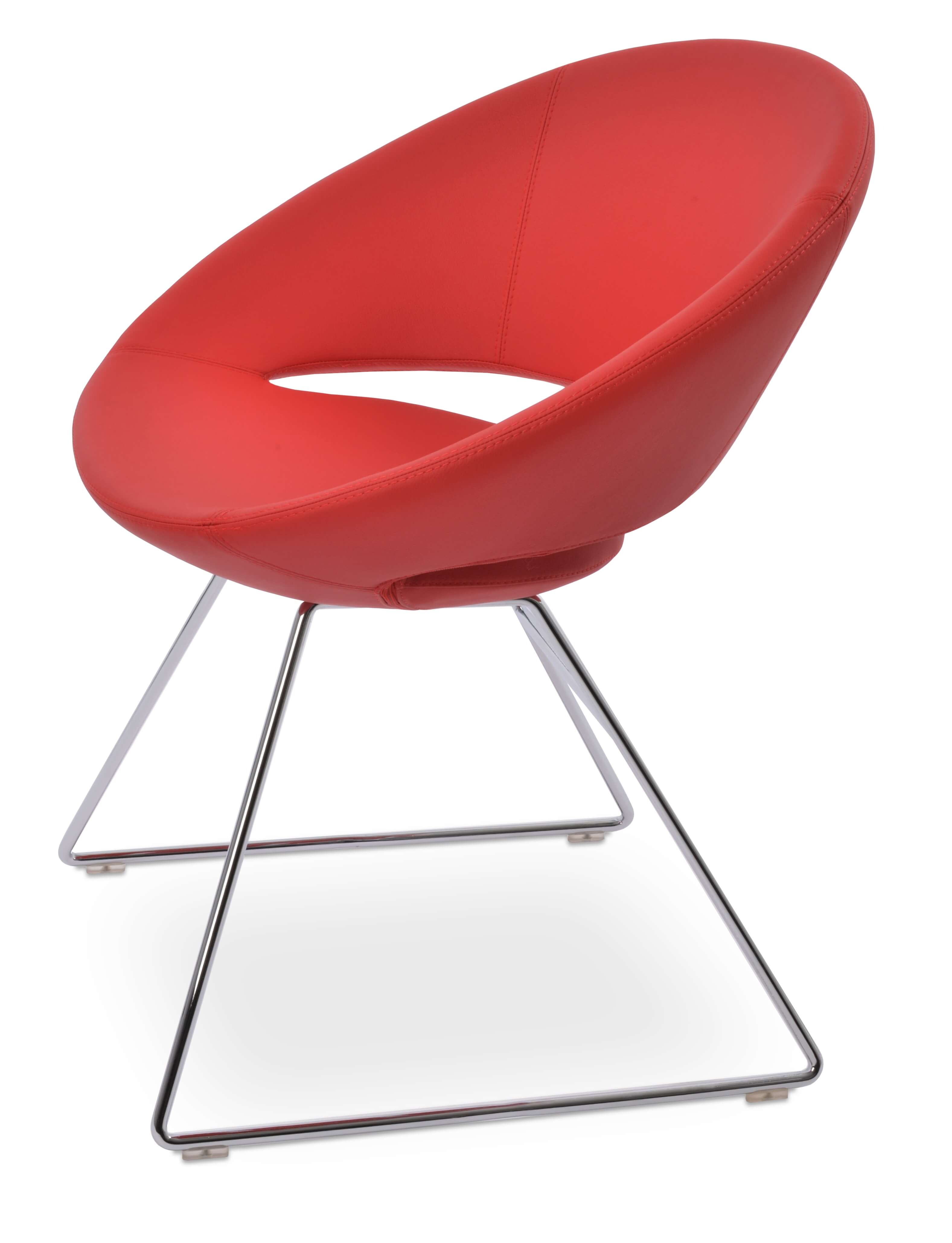 Crescent Wire Dining Chair