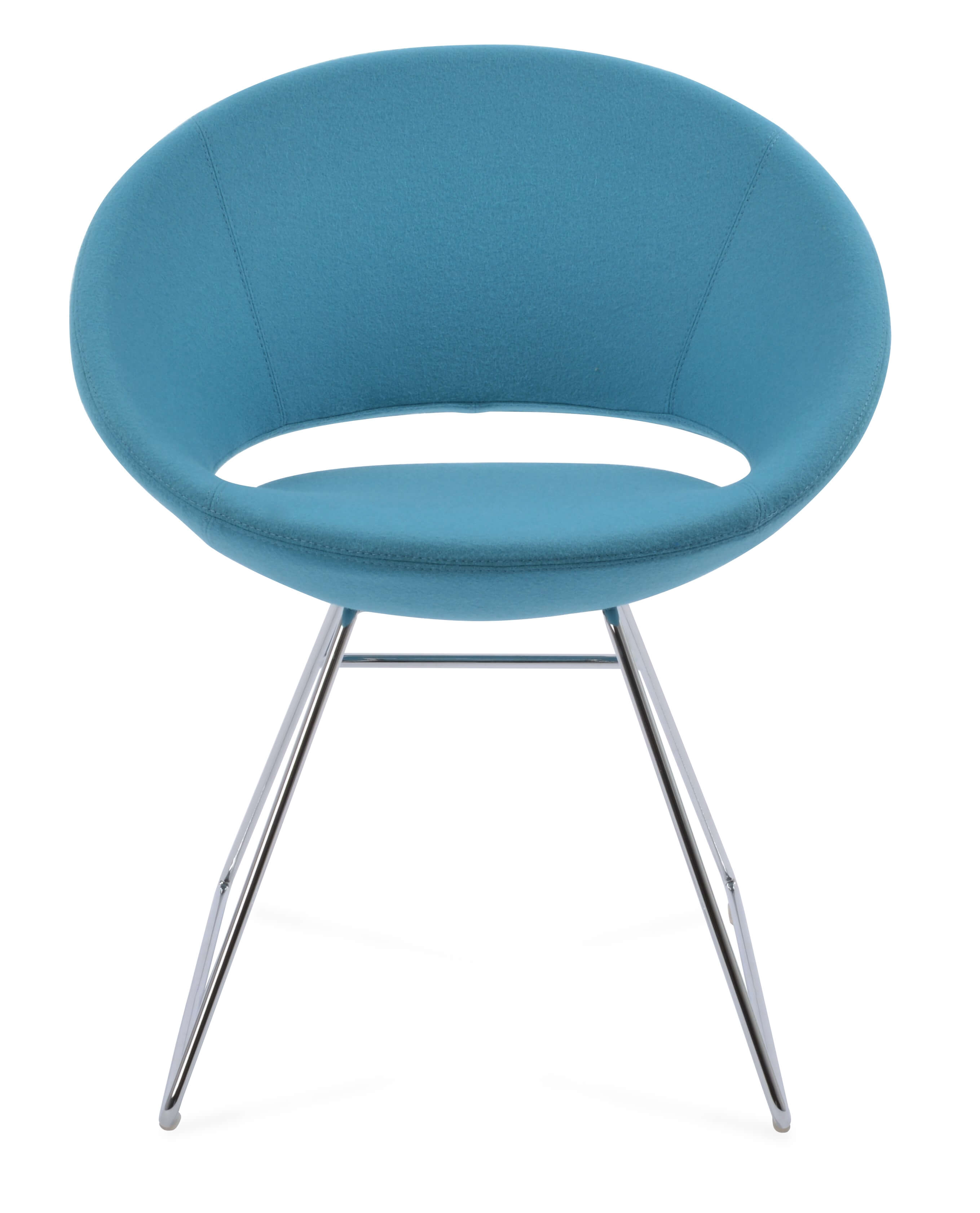 Crescent Wire Dining Chair