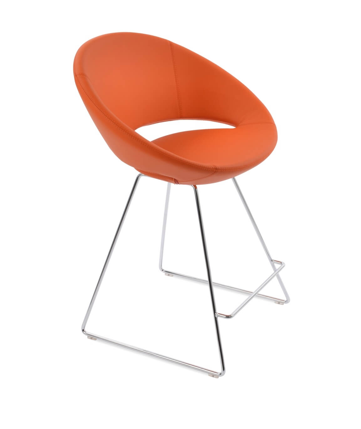 Crescent Wire Counter Stool