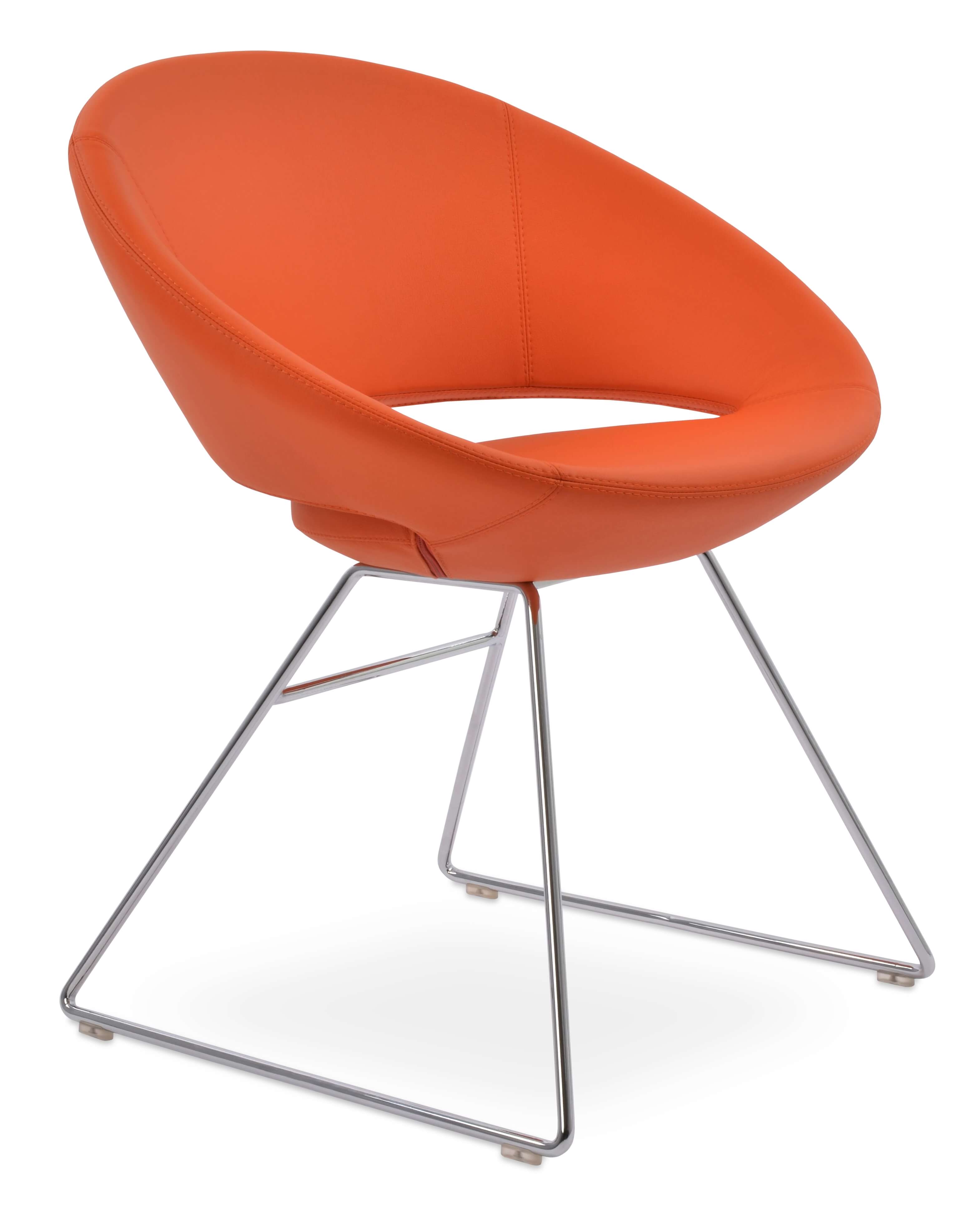 Crescent Wire Dining Chair