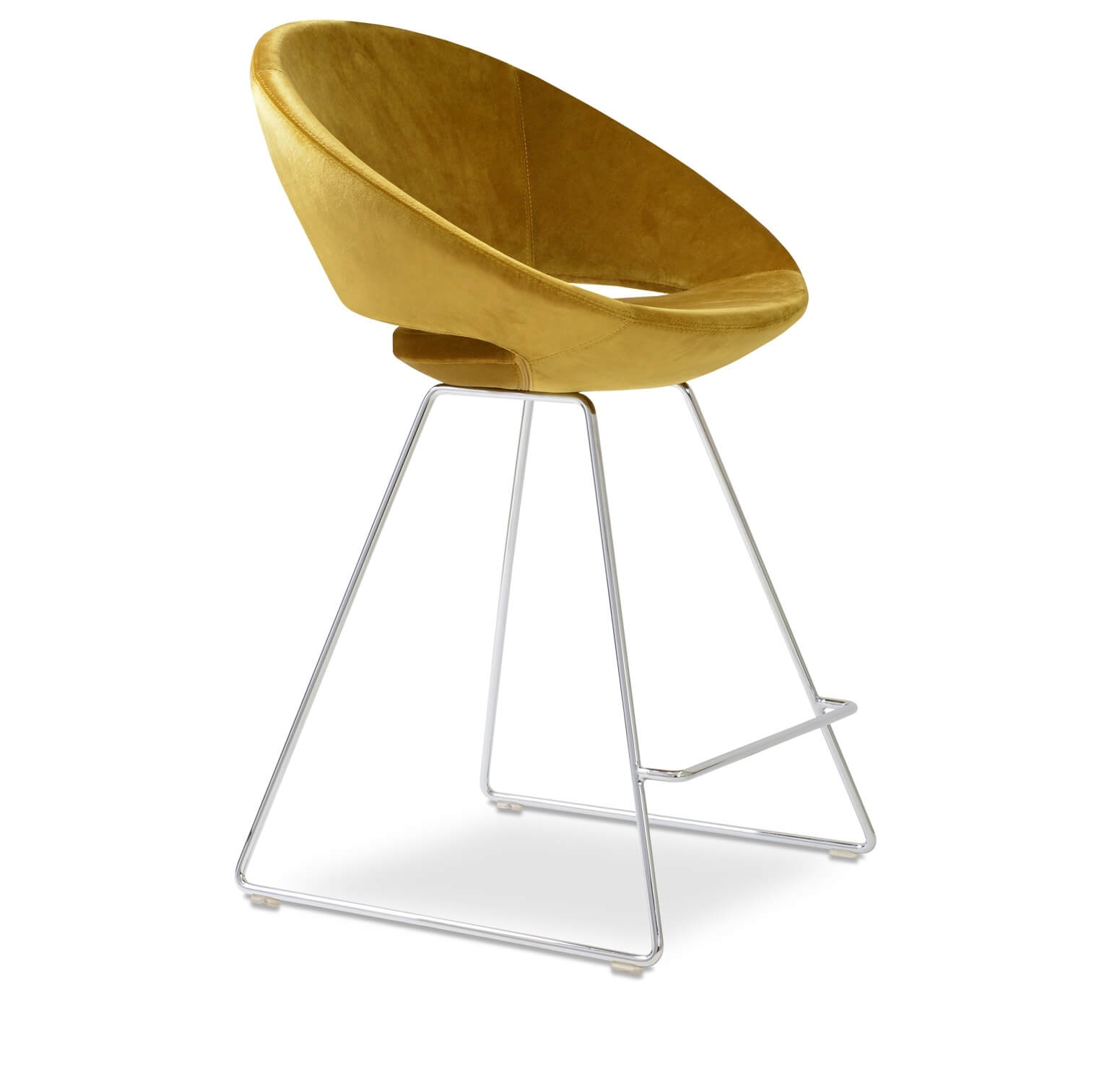 Crescent Wire Counter Stool