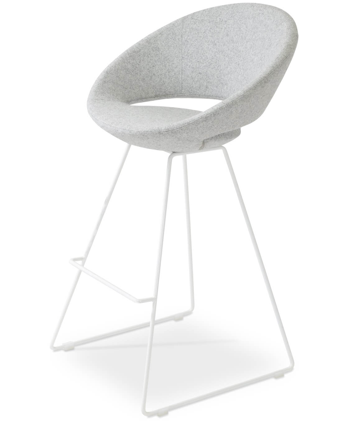 Crescent Wire Bar Stool