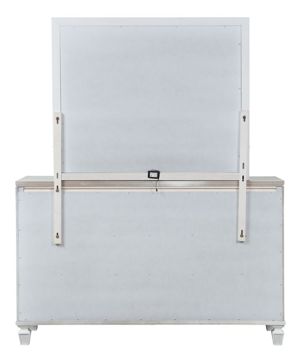 Crystal 7-Drawer Wood Veneer Dresser