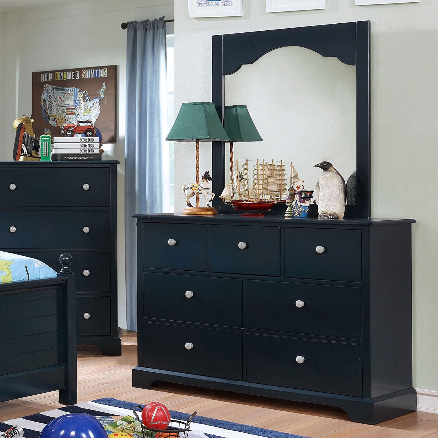 Diane Wood Youth Panel Bedroom Set