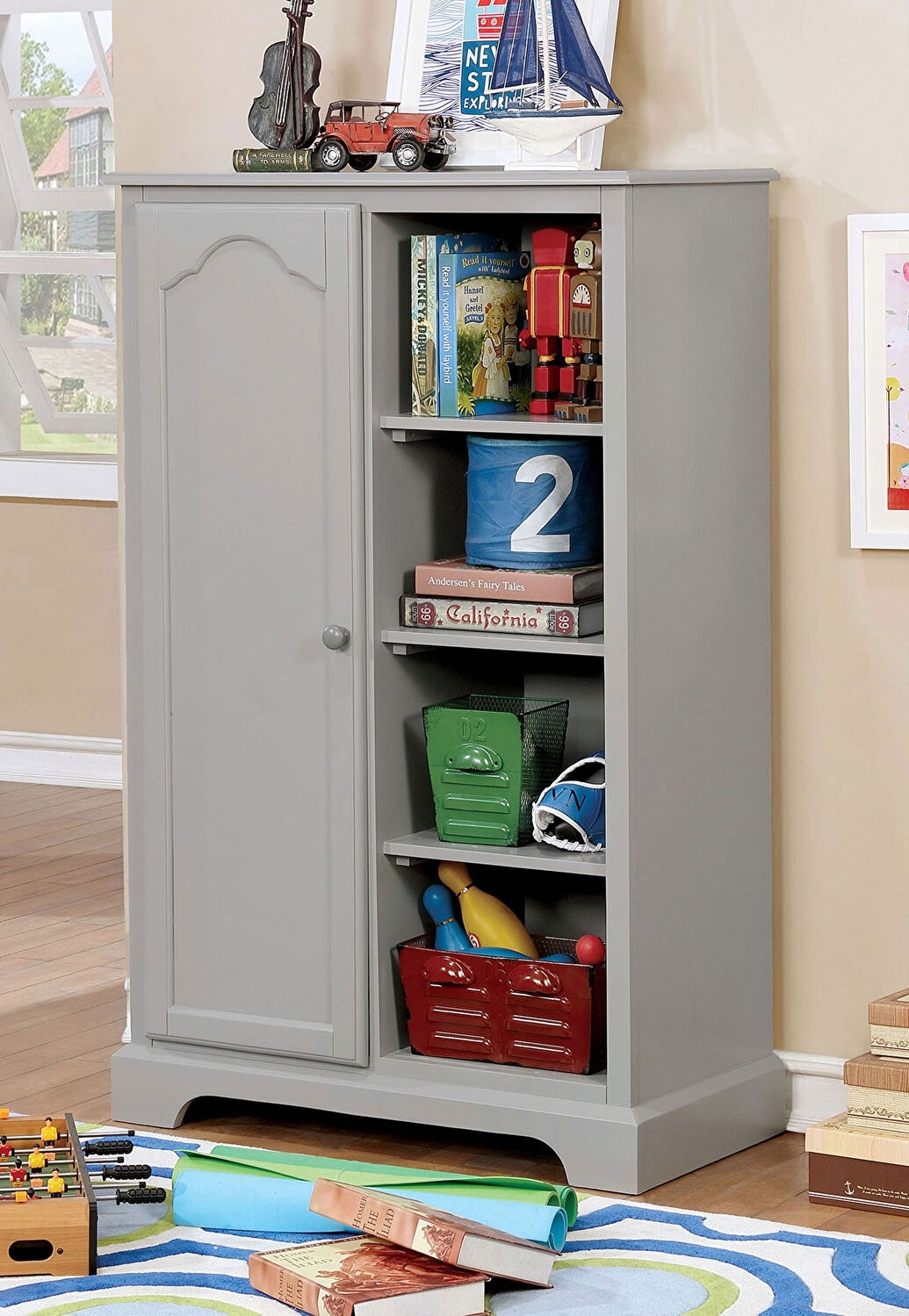 Diane Wood Youth Panel Bedroom Set