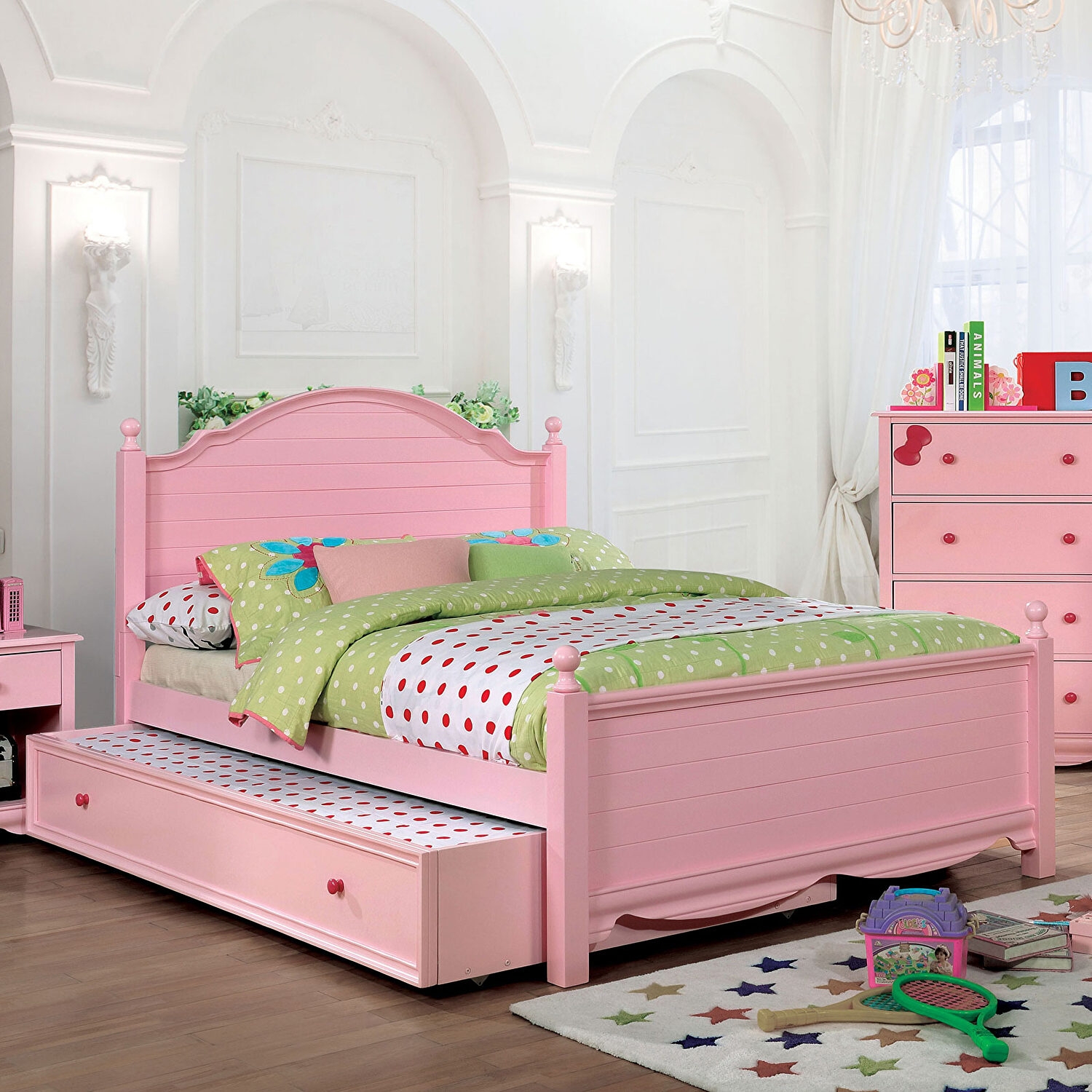 Dani Wood Youth Panel Bed, Full Size