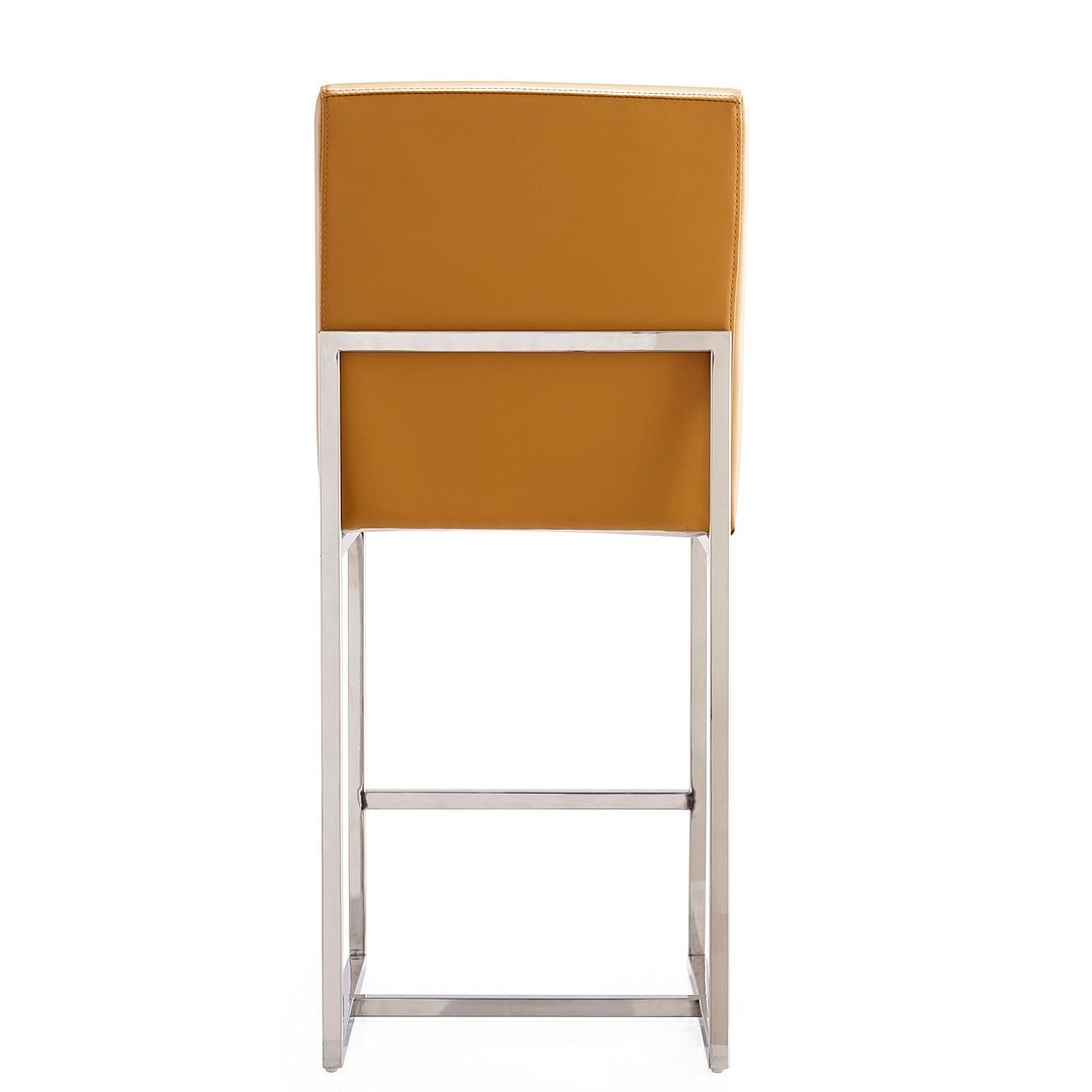 Element 37.2-inch Leatherette/Stainless Steel Counter Stool