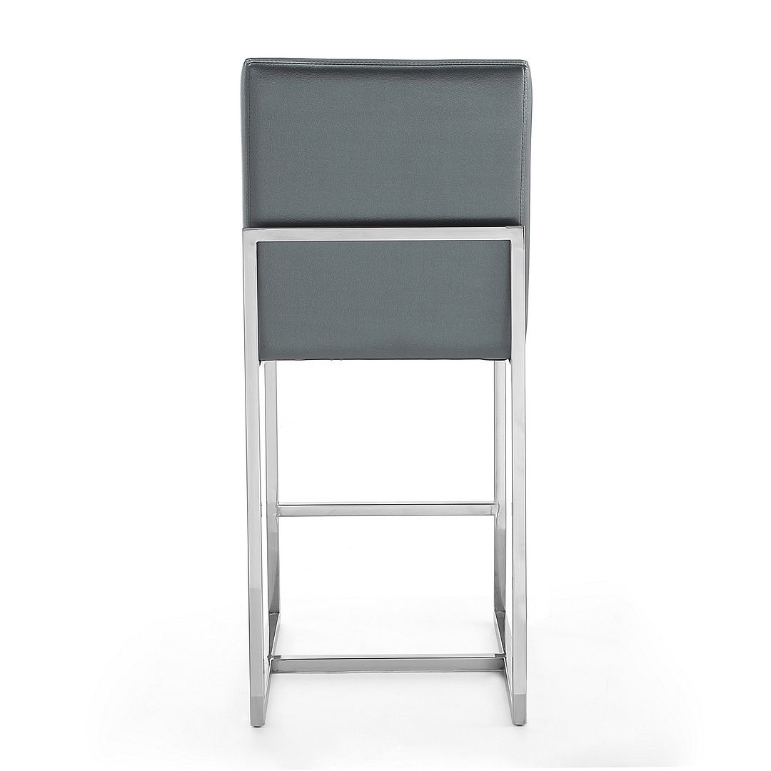 Element 37.2-inch Leatherette/Stainless Steel Counter Stool