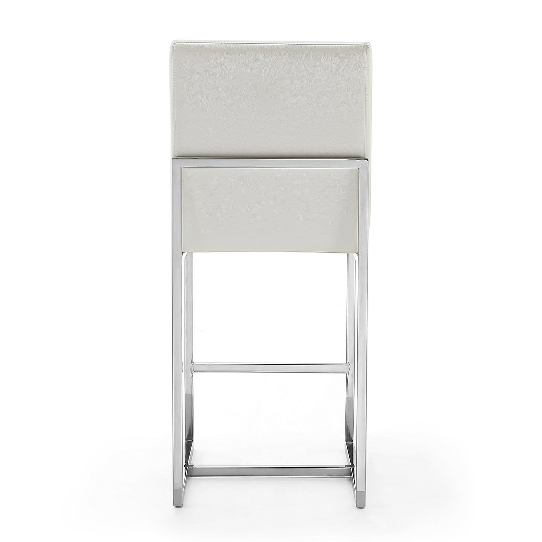 Element 37.2-inch Leatherette/Stainless Steel Counter Stool