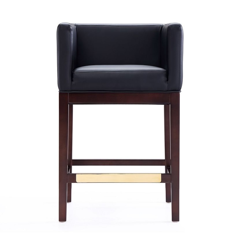 Kingsley 34-inch Leatherette/Beech Wood Counter Stool