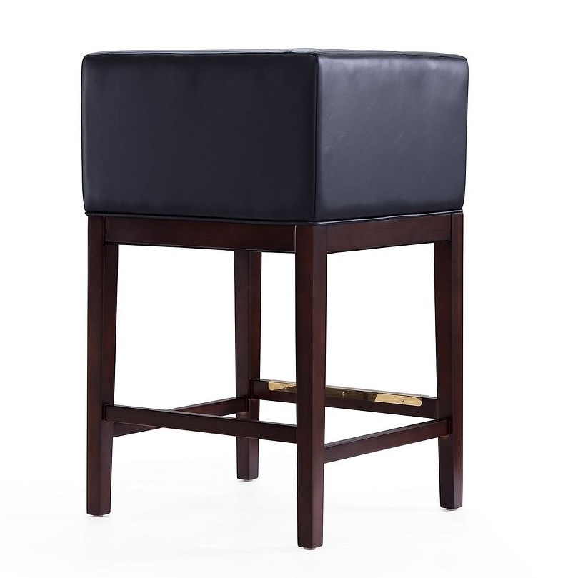 Kingsley 34-inch Leatherette/Beech Wood Counter Stool