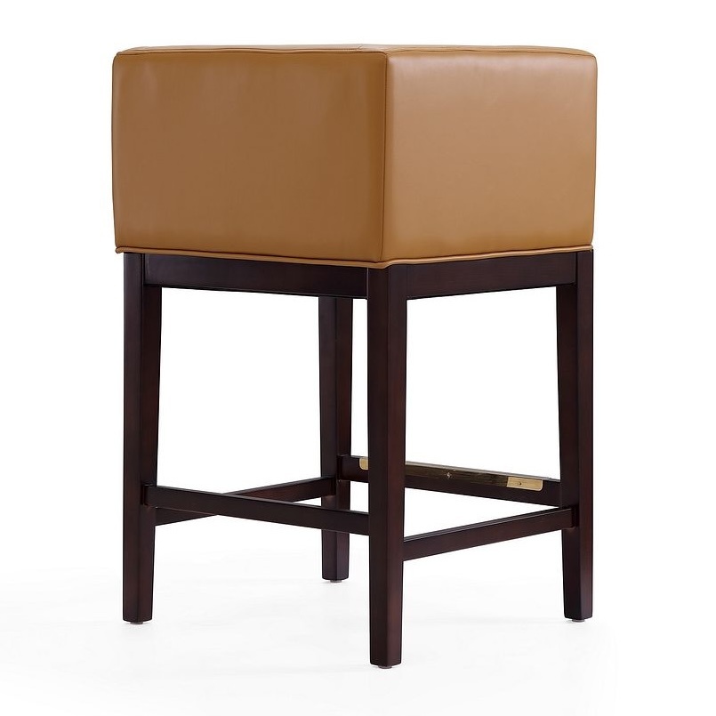 Kingsley 34-inch Leatherette/Beech Wood Counter Stool