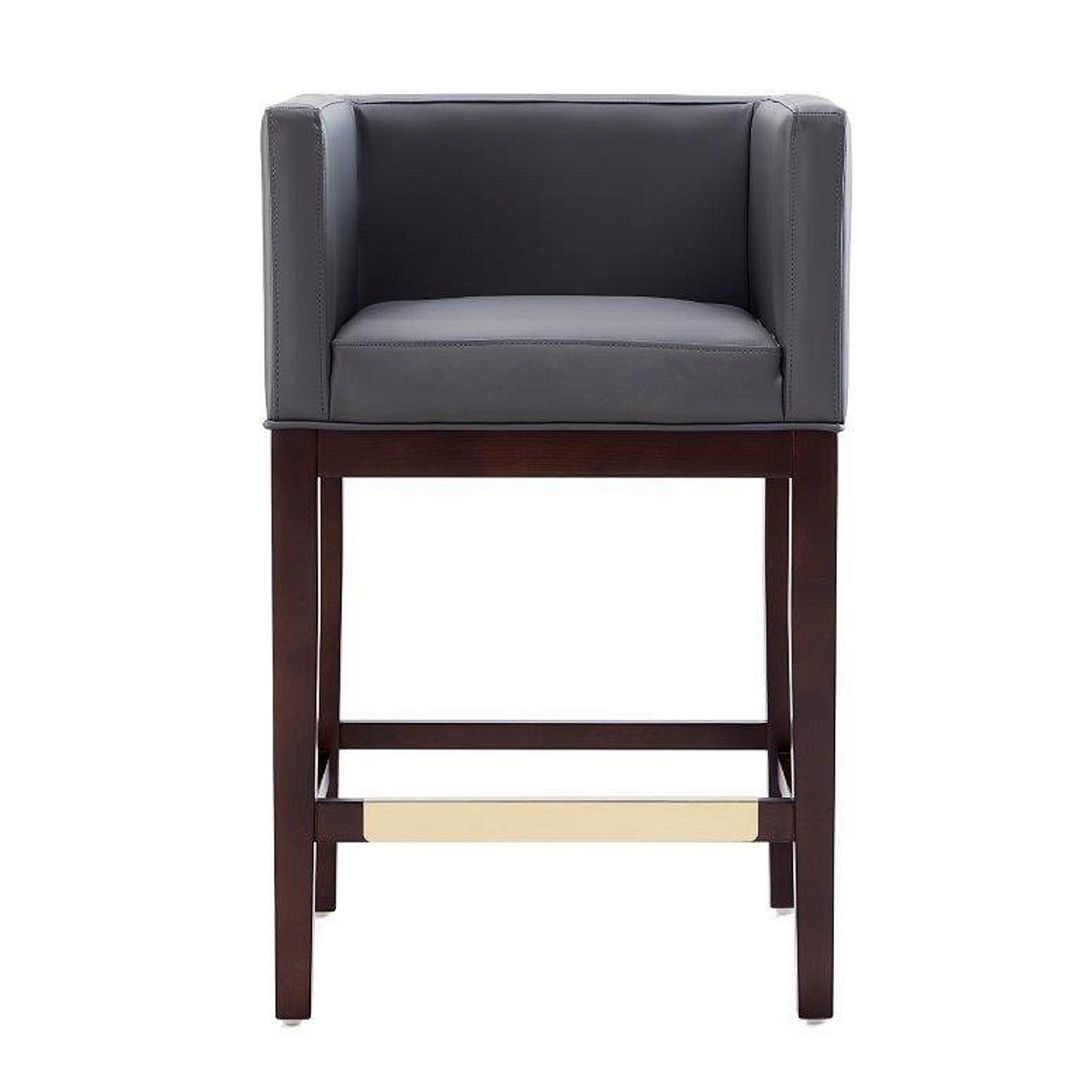 Kingsley 34-inch Leatherette/Beech Wood Counter Stool
