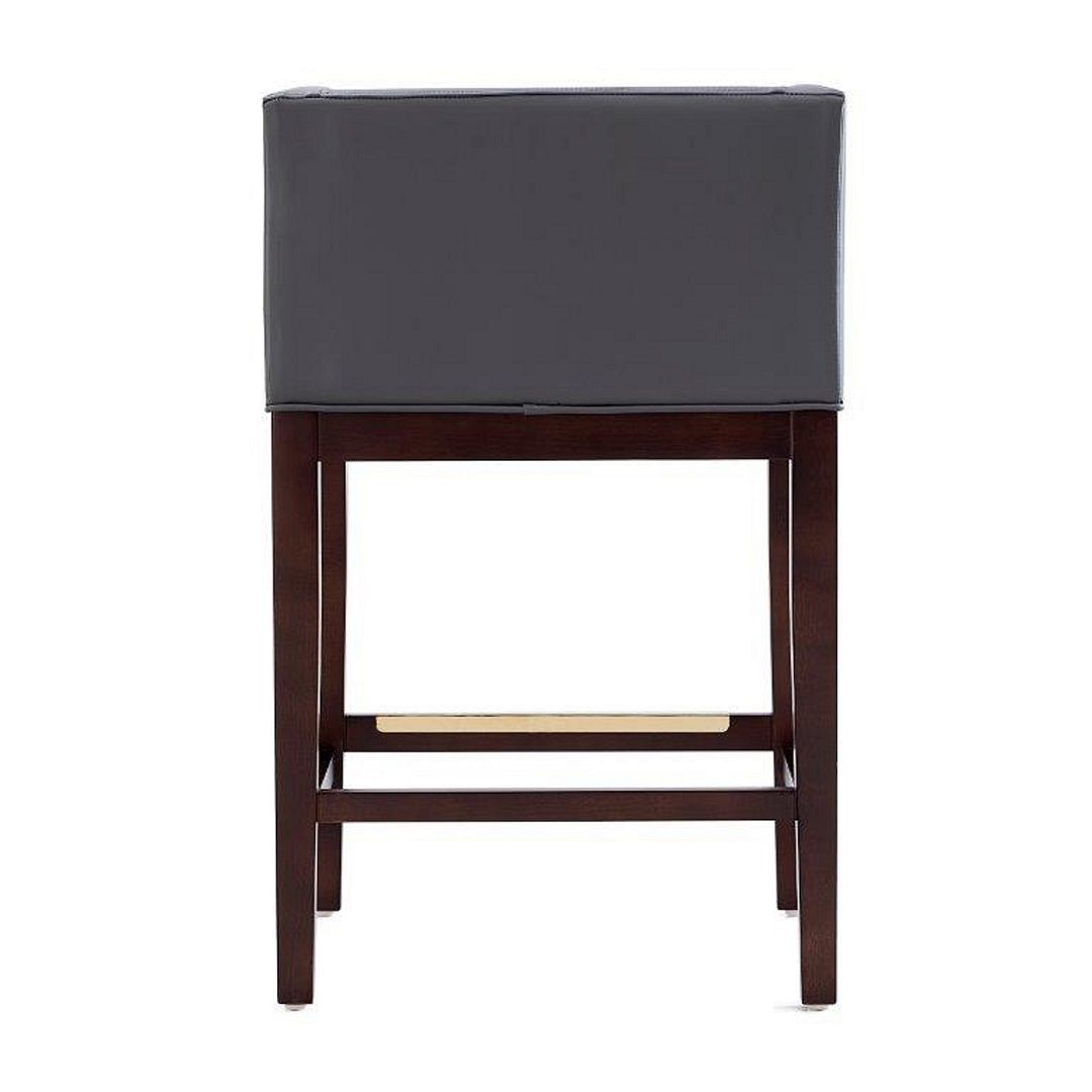 Kingsley 34-inch Leatherette/Beech Wood Counter Stool