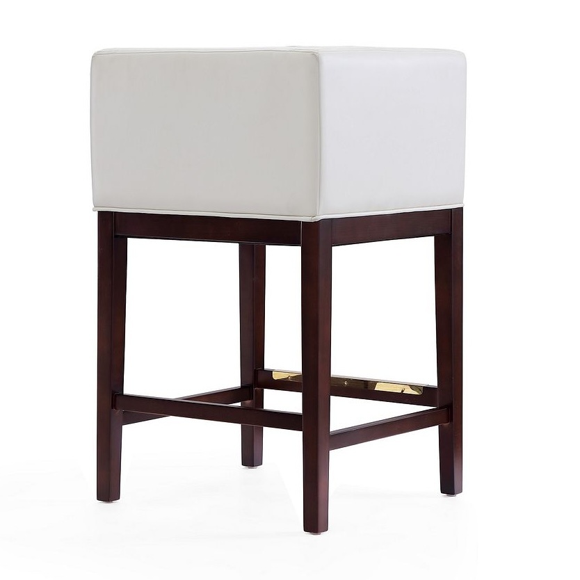 Kingsley 34-inch Leatherette/Beech Wood Counter Stool