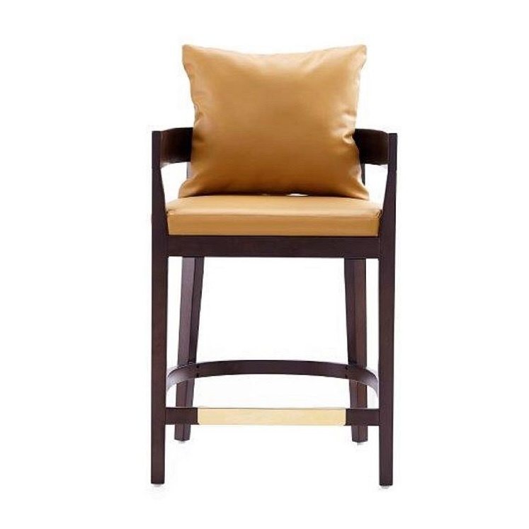 Ritz 34-inch Leatherette/Beech Wood Counter Stool