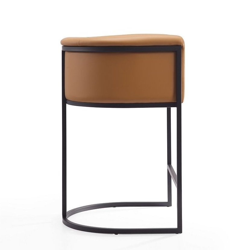 Cosmopolitan 33.8-inch Leatherette/Metal Counter Stool