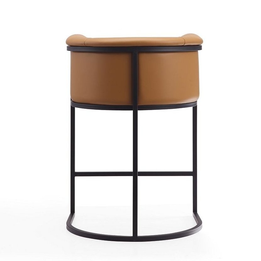 Cosmopolitan 33.8-inch Leatherette/Metal Counter Stool