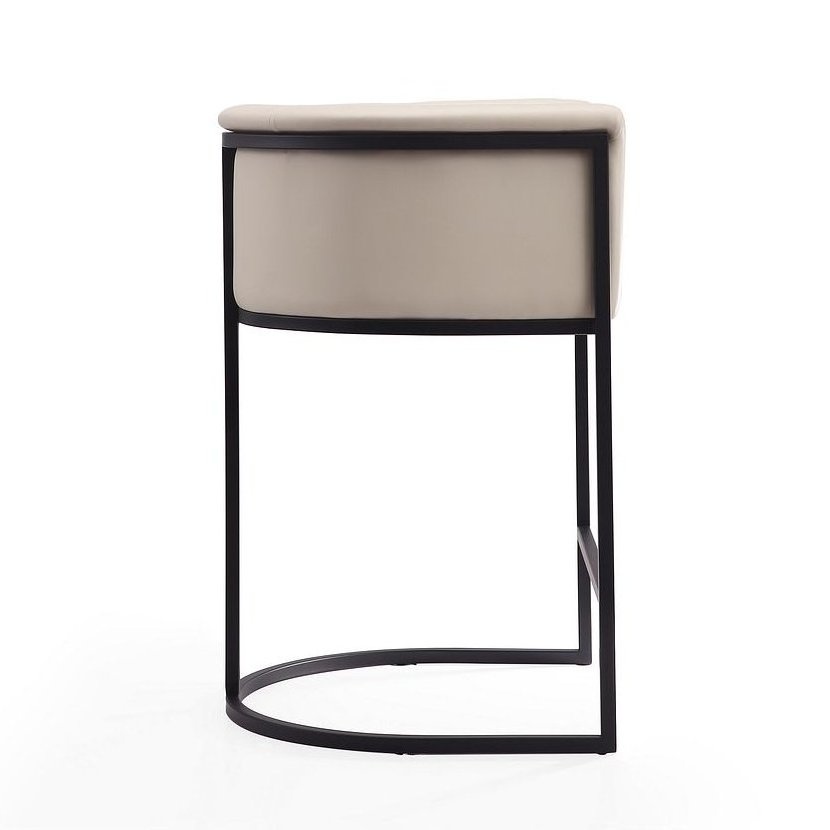 Cosmopolitan 33.8-inch Leatherette/Metal Counter Stool
