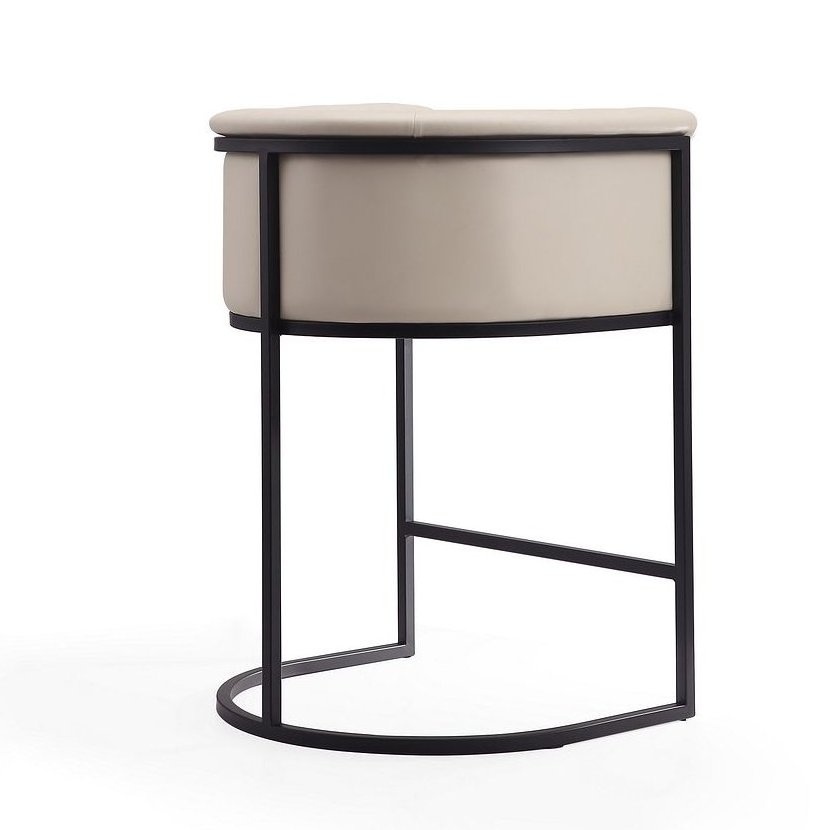 Cosmopolitan 33.8-inch Leatherette/Metal Counter Stool