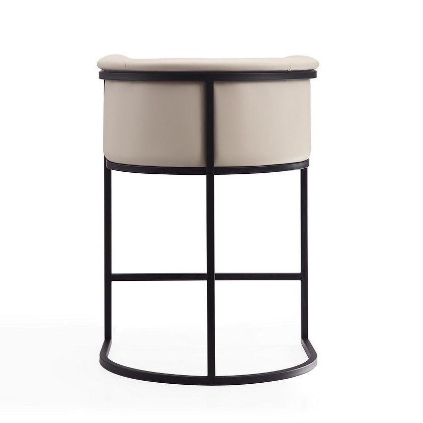 Cosmopolitan 33.8-inch Leatherette/Metal Counter Stool