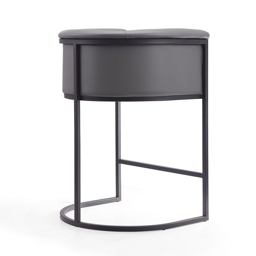Cosmopolitan 33.8-inch Leatherette/Metal Counter Stool