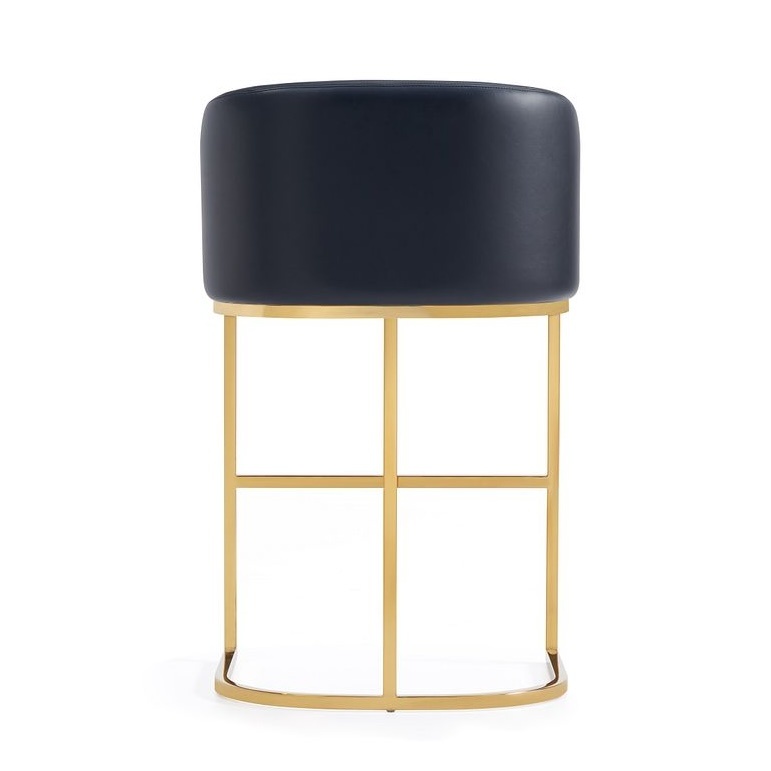 Louvre 36-inch Leatherette/Stainless Steel Counter Stool