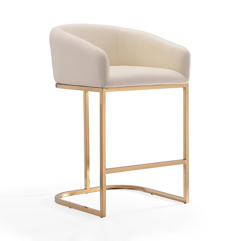 Manhattan Comfort Louvre Counter Stool - Thumbnail 5