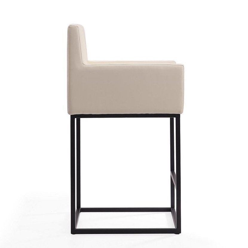 Ambassador 38-inch Leatherette/Metal Counter Stool