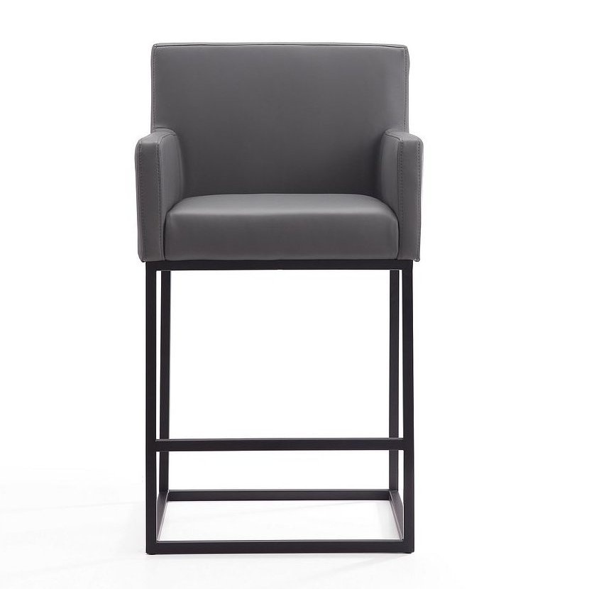Ambassador 38-inch Leatherette/Metal Counter Stool