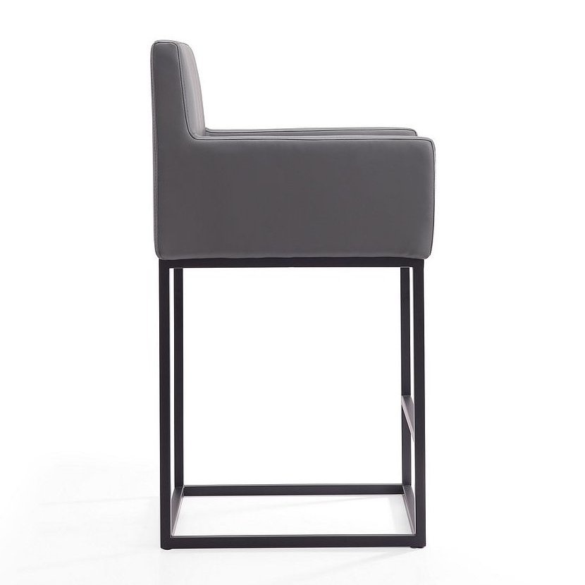 Ambassador 38-inch Leatherette/Metal Counter Stool