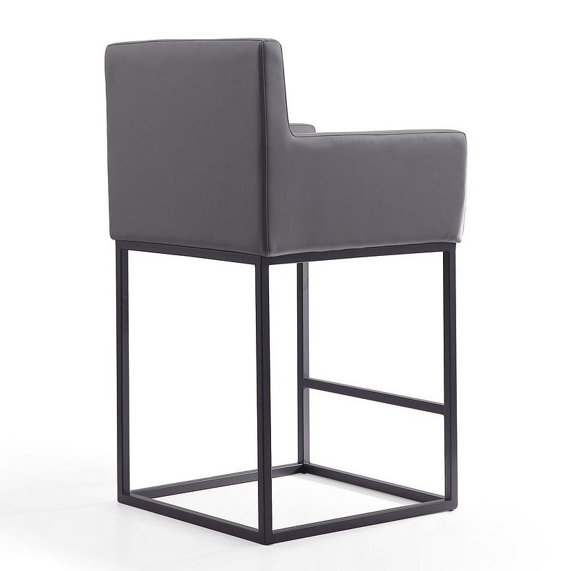 Ambassador 38-inch Leatherette/Metal Counter Stool
