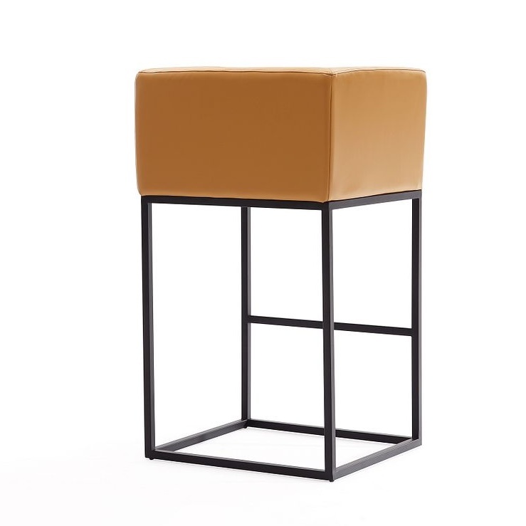 Embassy 34-inch Leatherette/Metal Counter Height Bar Stool
