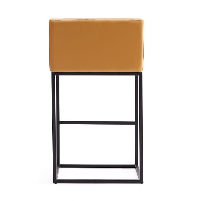 Embassy 34-inch Leatherette/Metal Counter Height Bar Stool