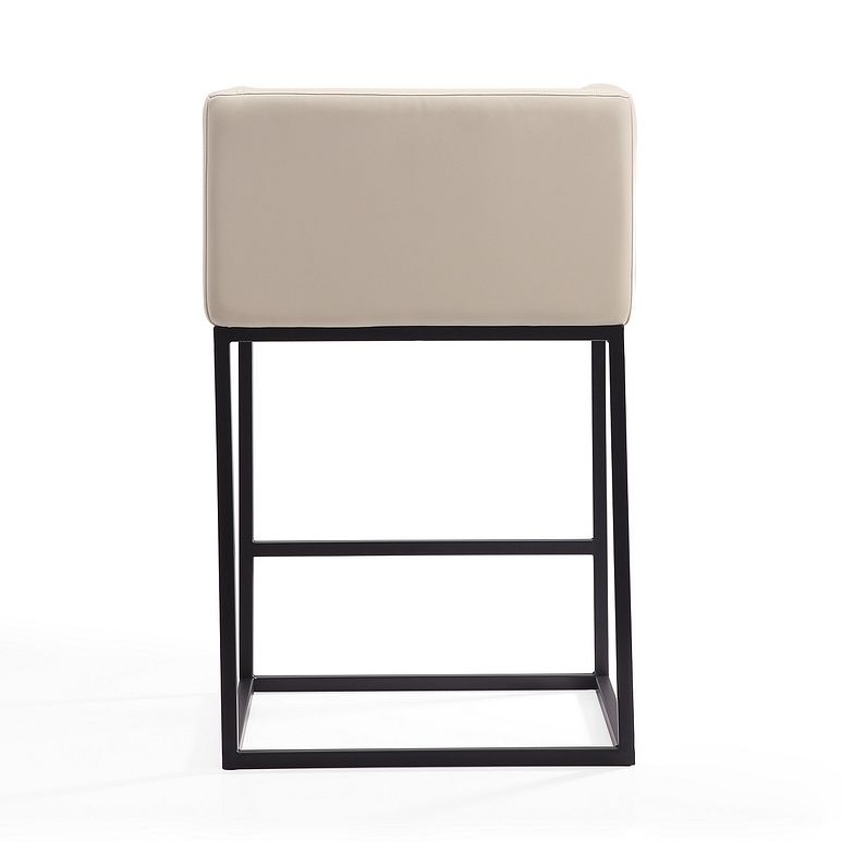 Embassy 34-inch Leatherette/Metal Counter Height Bar Stool