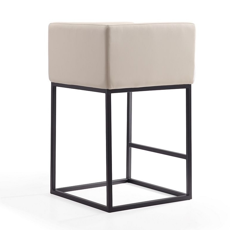 Embassy 34-inch Leatherette/Metal Counter Height Bar Stool