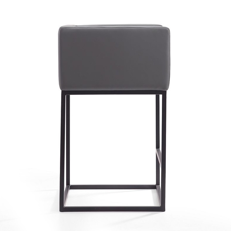 Embassy 34-inch Leatherette/Metal Counter Height Bar Stool