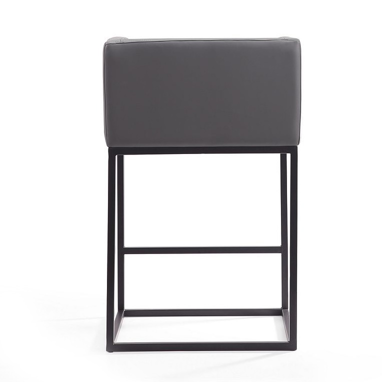 Embassy 34-inch Leatherette/Metal Counter Height Bar Stool