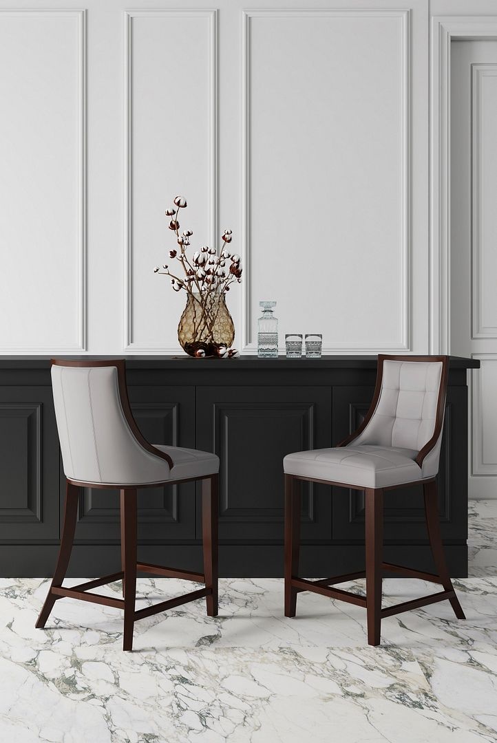 Fifth Ave 39.5-inch Leatherette/Wood Counter Stool
