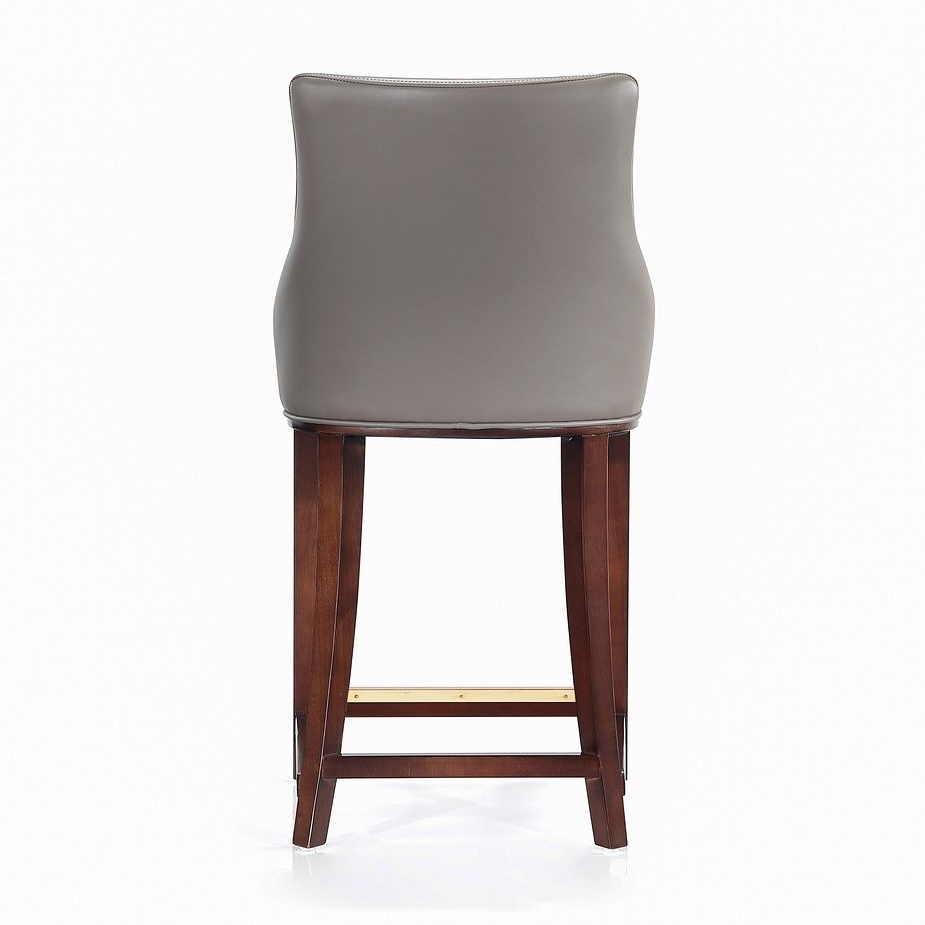 Shubert Leatherette/Beech Wood Counter Stool