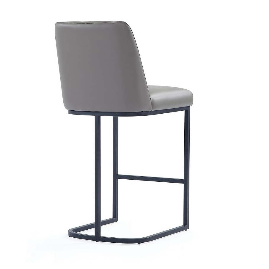Serena Leatherette/Metal Counter Stool