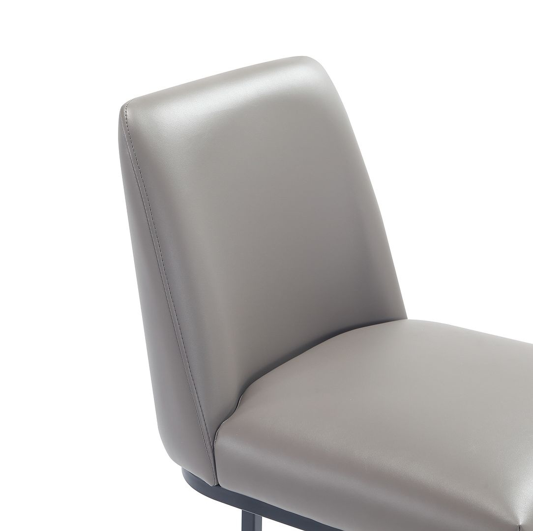 Serena Leatherette/Metal Counter Stool