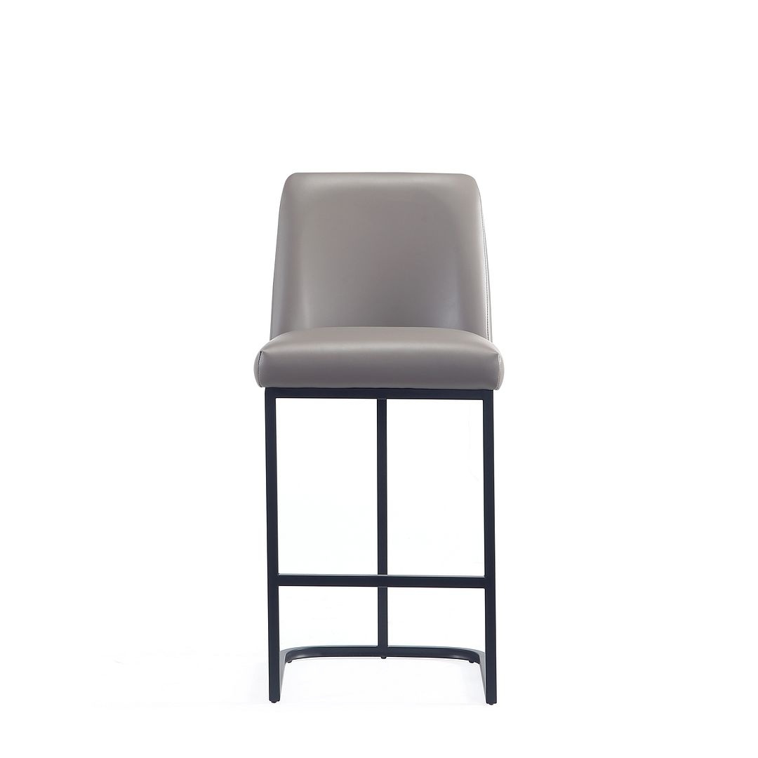 Serena Leatherette/Metal Counter Stool