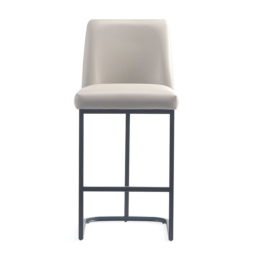 Serena Leatherette/Metal Counter Stool