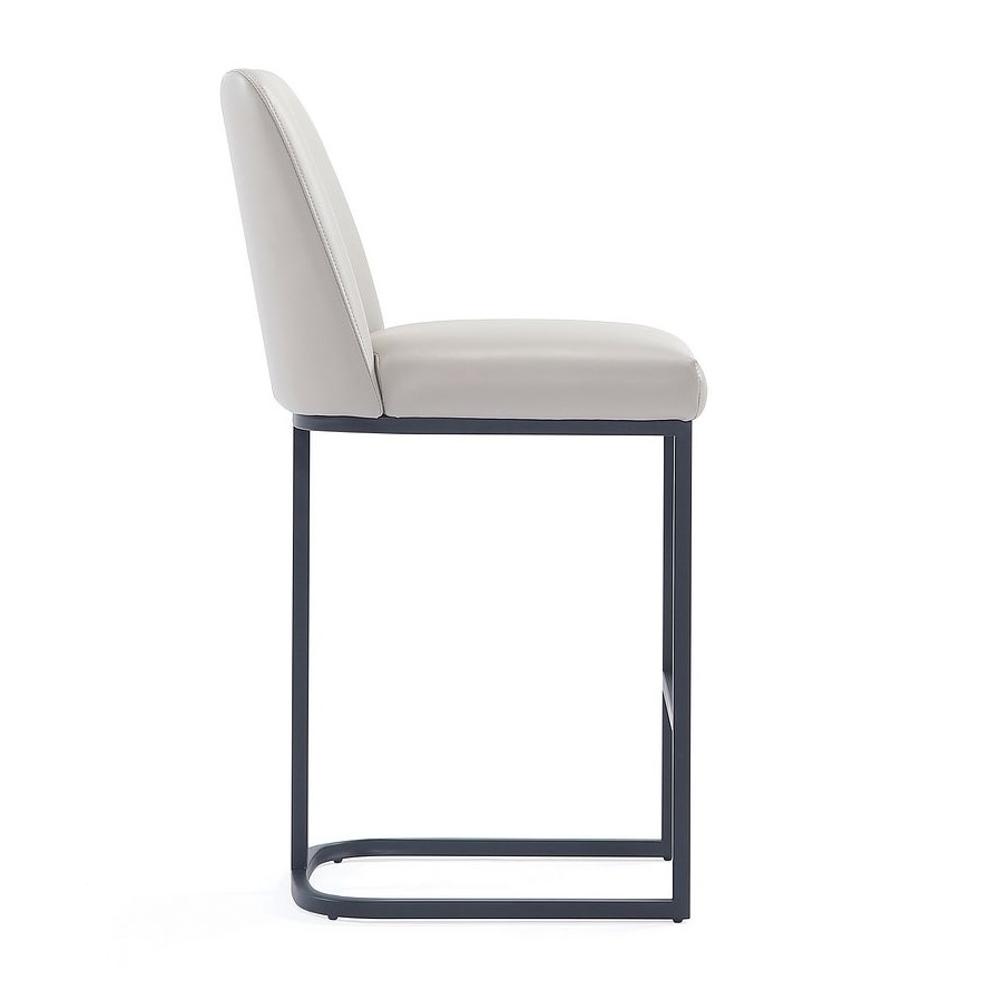 Serena Leatherette/Metal Counter Stool
