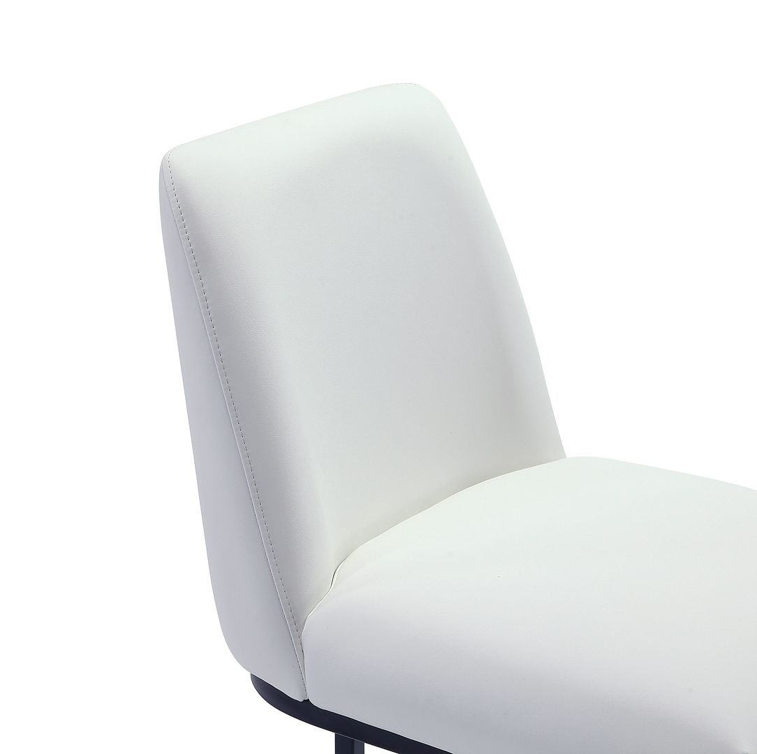 Serena Leatherette/Metal Counter Stool