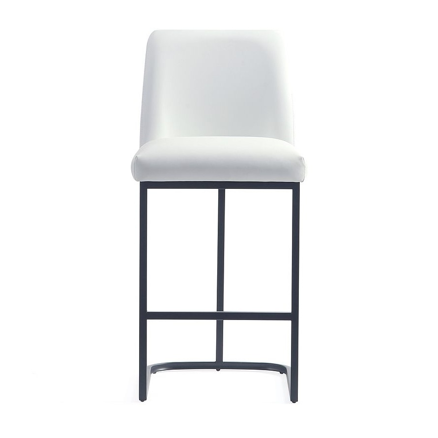 Serena Leatherette/Metal Counter Stool