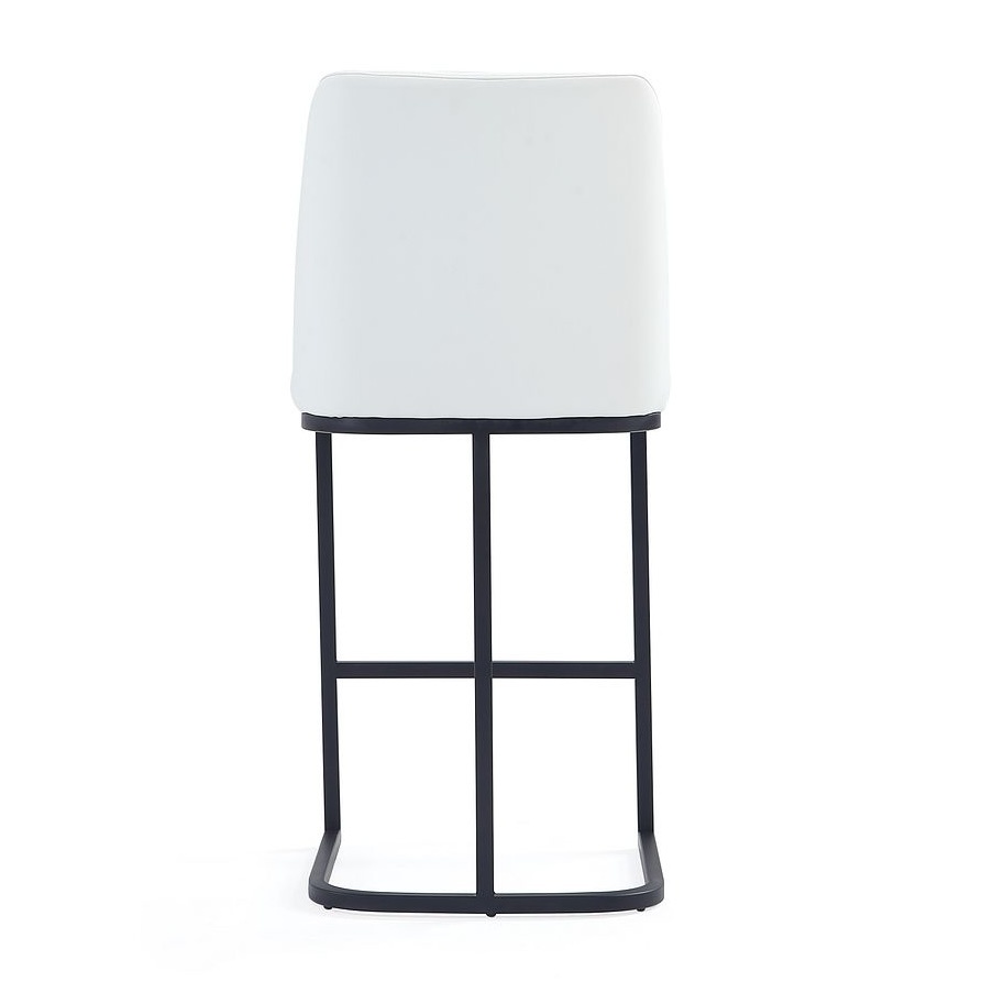 Serena Leatherette/Metal Counter Stool