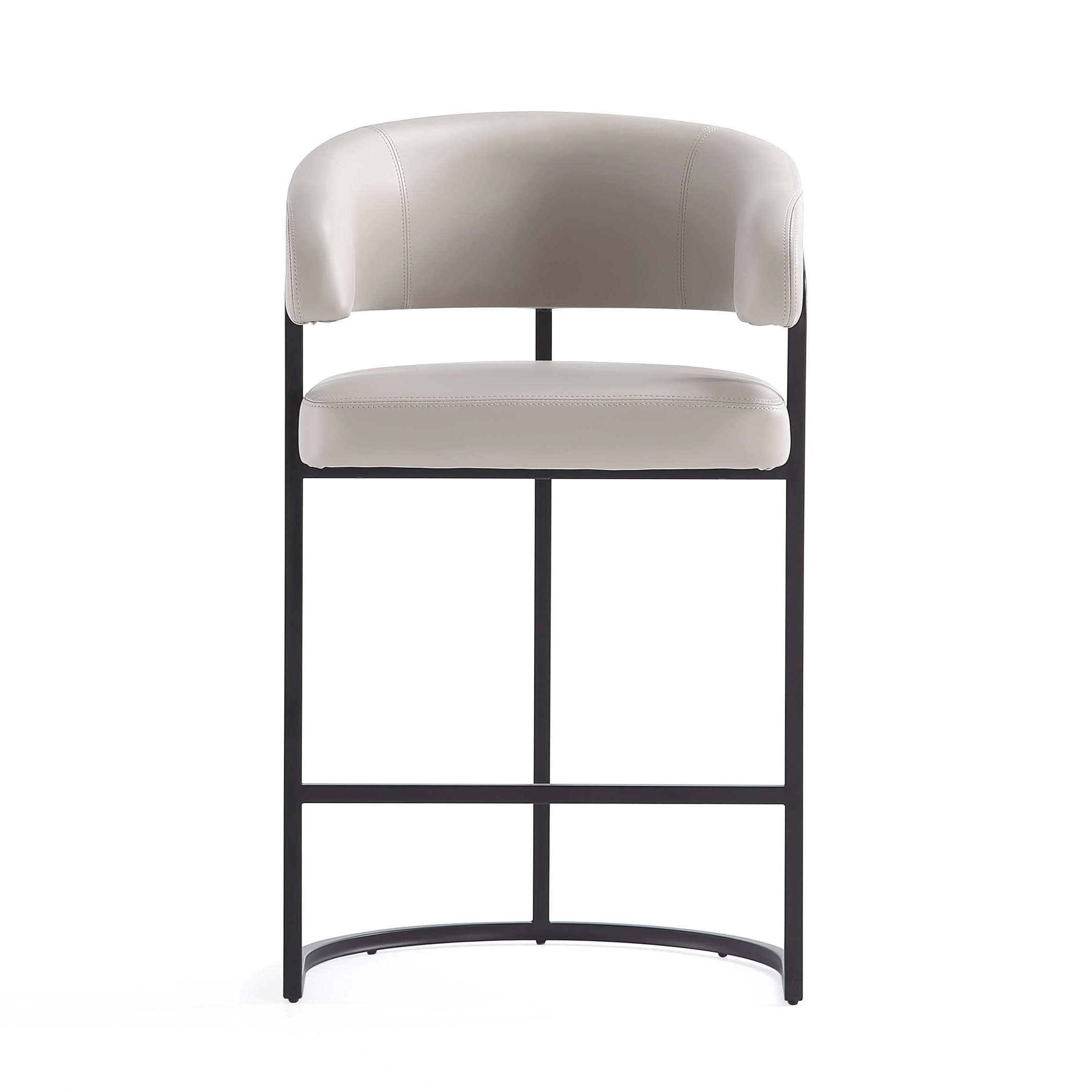 Augusta Leatherette/Metal Counter Stool